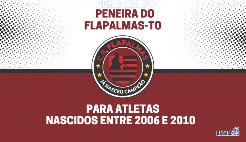 FlaPalmas-TO realizará peneira para três categorias