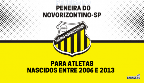 Novorizontino-SP realizará peneira para quatro categorias