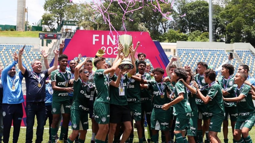 Palmeiras vence Santos nos pênaltis e é campeão paulista sub-13