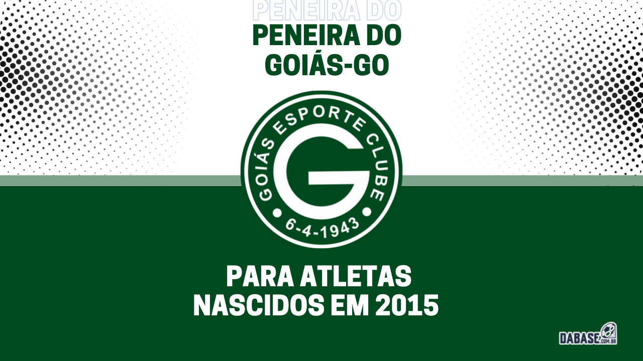 Goiás-GO realizará peneira para a categoria sub-7