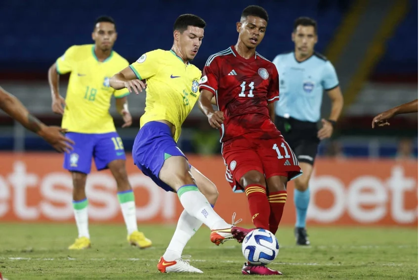 Sul-Americano Sub-20 de 2023 – 3ª rodada: Colômbia 1 x 1 Brasil