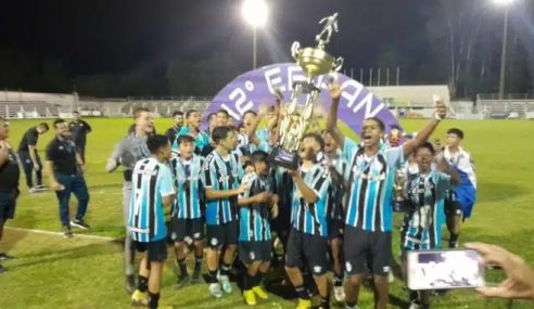 Grêmio conquista título do 42° Efipan Sub-14