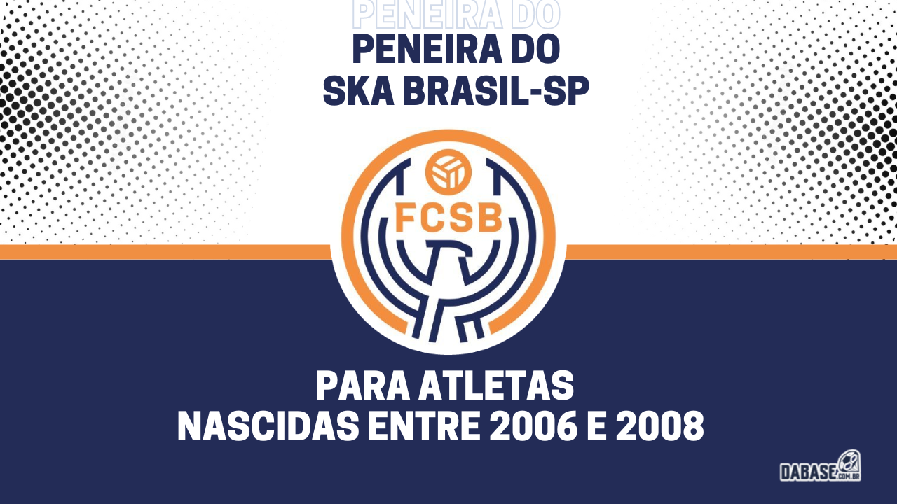 Ska Brasil-SP realizará peneira para a categoria sub-17 feminina