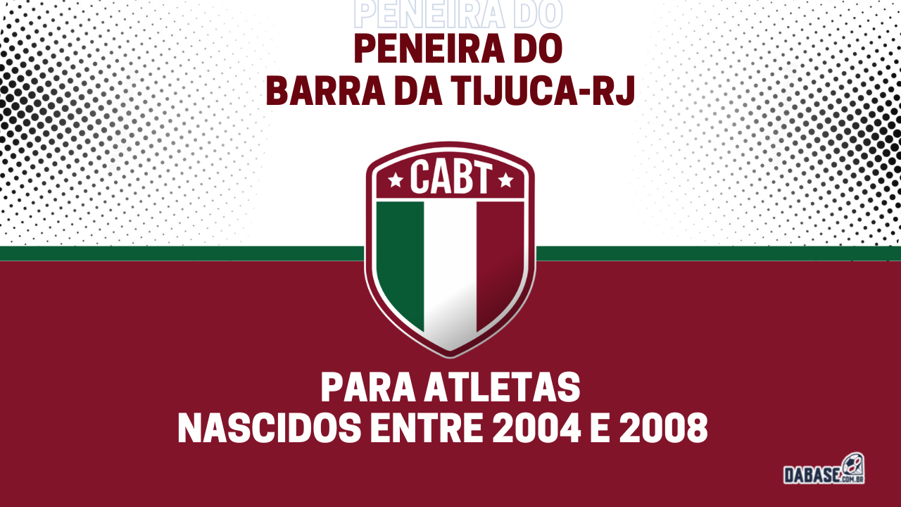 Barra da Tijuca-RJ realizará peneira para três categorias