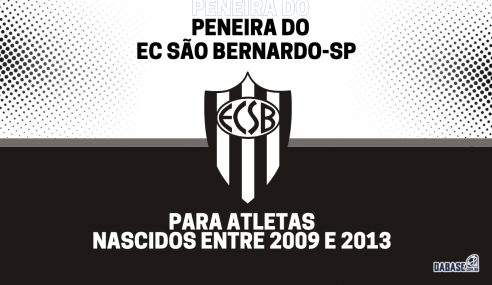 EC São Bernardo-SP realizará peneira para três categorias