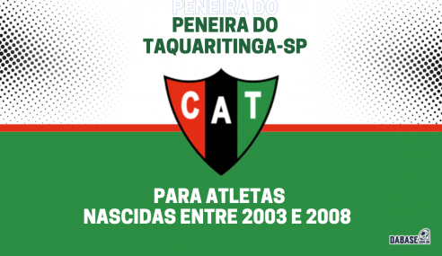 Taquaritinga-SP realizará peneira para duas categorias