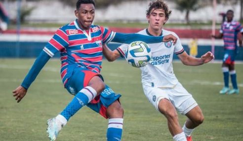 Gol nos acréscimos dá vitória ao Fortaleza no Brasileiro Sub-20