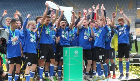 Arminia Bielefeld conquista título alemão na categoria sub-17