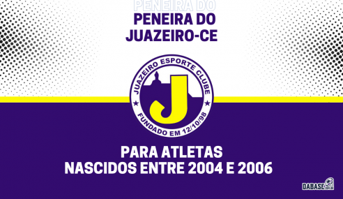 Juazeiro-CE realizará peneira para a categoria sub-20