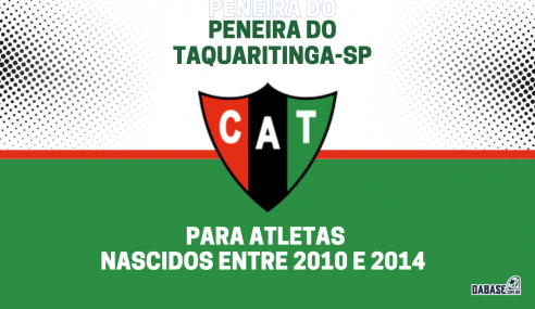 Taquaritinga-SP realizará peneira para duas categorias