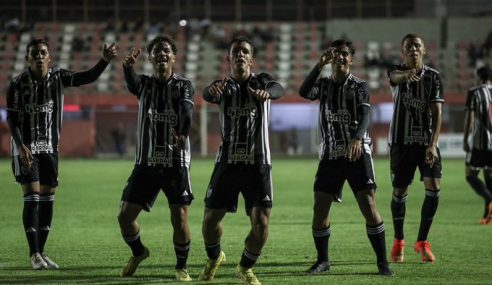 Atlético atropela Cruzeiro e vai às quartas da Copa do Brasil Sub-17