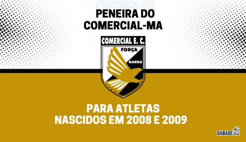 Comercial-MA realizará peneira para a categoria sub-15