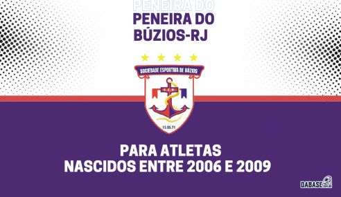 Búzios-RJ realizará peneira para duas categorias