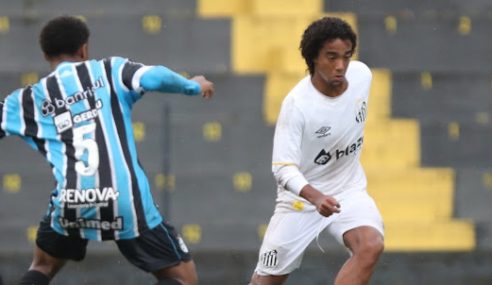 Santos consegue virada heroica no fim e bate Grêmio pelo Brasileiro Sub-17