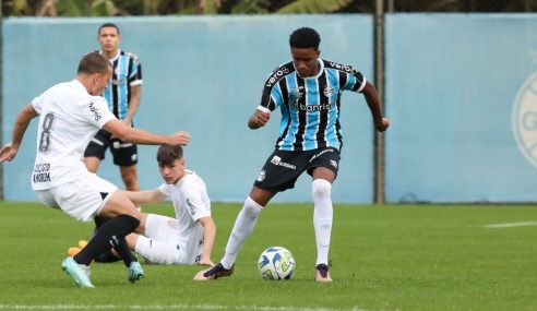 Grêmio perde em casa para o Corinthians na ida das quartas do BR Sub-20