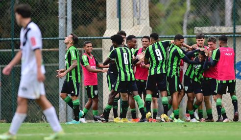 América-MG faz 6 a 0 no Mixto, pela Copa do Brasil Sub-20