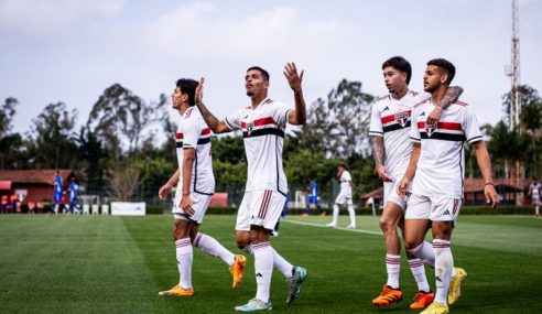 São Paulo goleia Lemense e garante vaga antecipada na 3ª fase do Paulista Sub-20