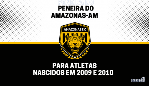 Amazonas-AM realizará peneira para a categoria sub-14