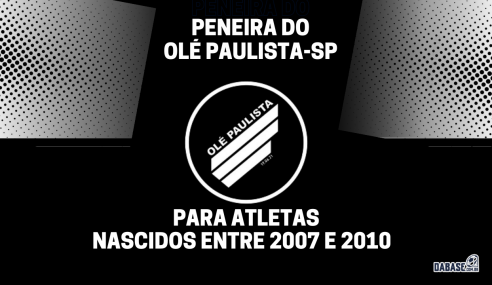 Olé Paulista-SP realizará peneira para quatro categorias