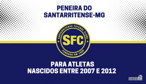 Santarritense-MG realizará peneira para três categorias