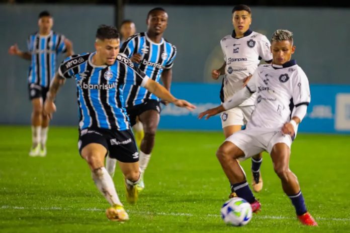 Grêmio goleia Remo no jogo de ida das quartas da Copa do Brasil Sub-20