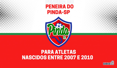 Pinda-SP realizará peneira para duas categorias
