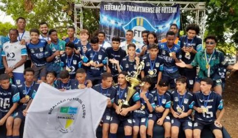 Batalhão conquista título tocantinense sub-15