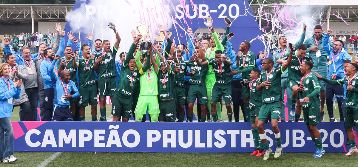 Palmeiras conquista o título paulista no sub-20