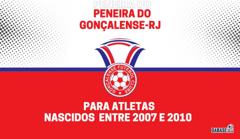 Gonçalense-RJ realizará peneira para duas categorias