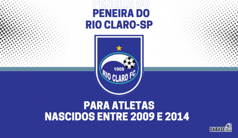 Rio Claro-SP realizará peneira para três categorias