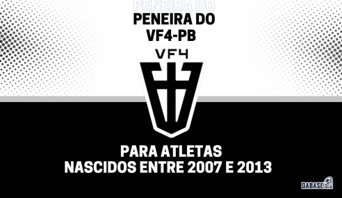 VF4-PB realizará peneira para três categorias