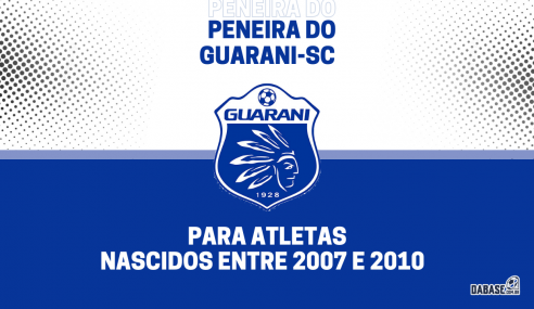 Guarani-SC realizará peneira para duas categorias