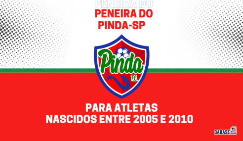 Pinda-SP realizará peneira para três categorias