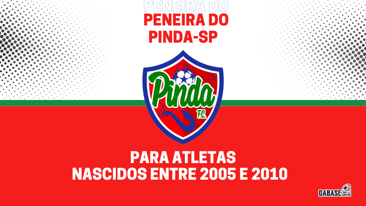 Pinda-SP realizará peneira para três categorias