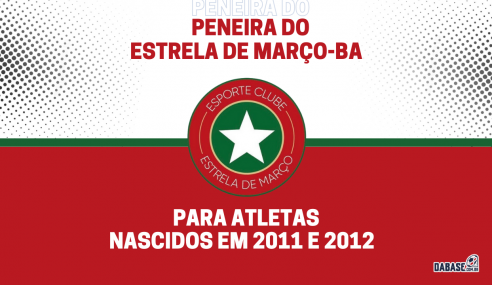 Estrela de Março-BA realizará peneira para a categoria sub-13