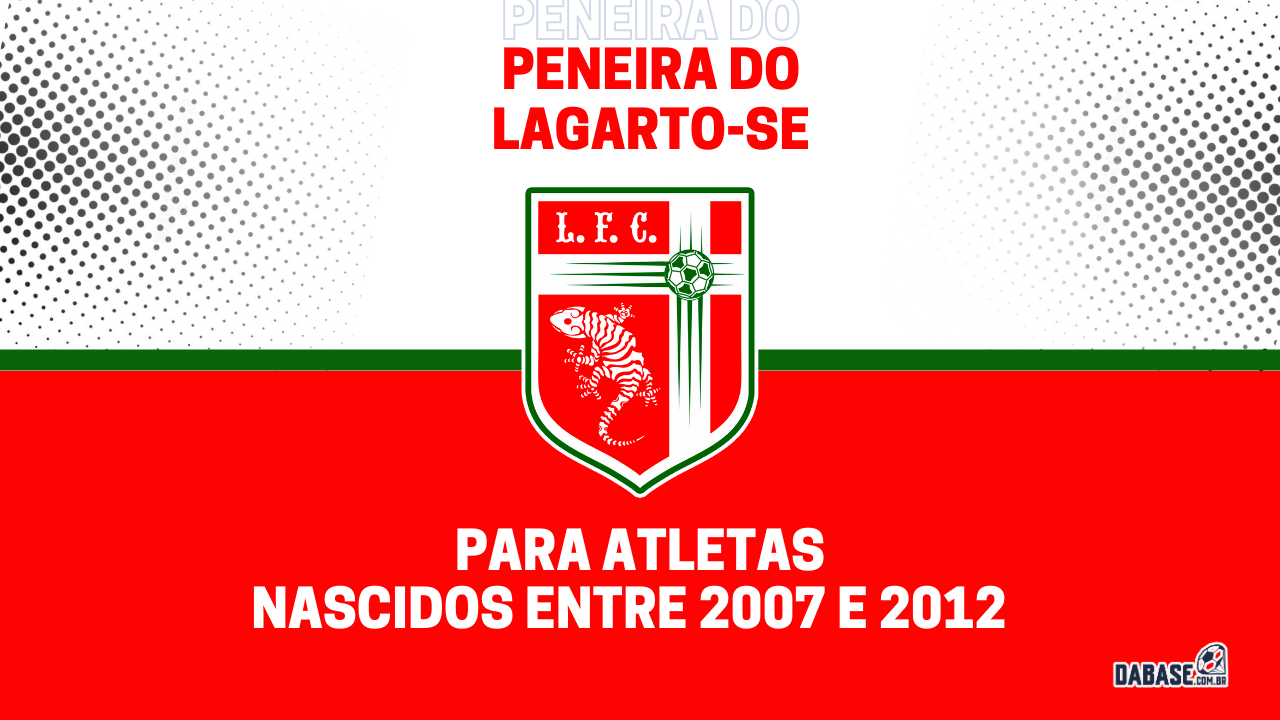 Lagarto-SE realizará peneira para três categorias