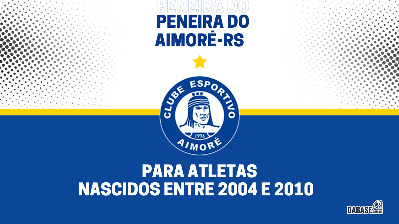 Aimoré-RS realizará peneira para três categorias