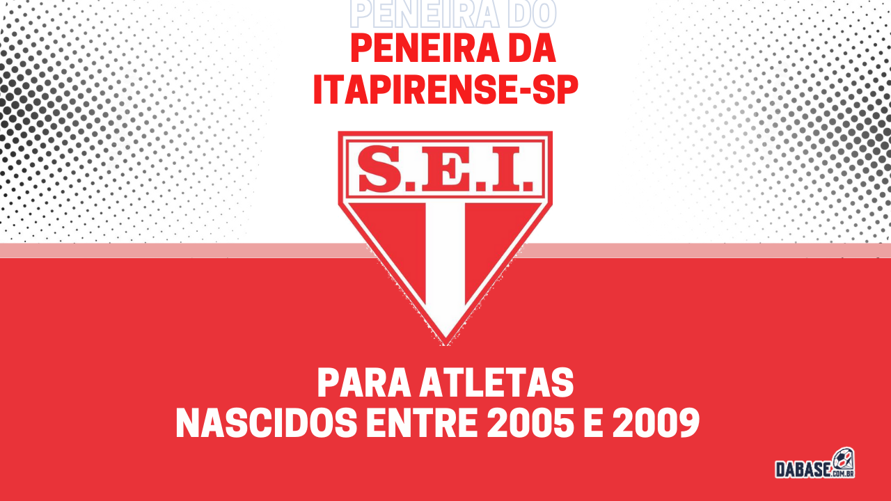 Itapirense-SP realizará peneira para duas categorias