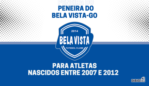 Bela Vista-GO realizará peneira para três categorias