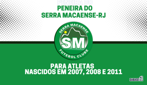 Serra Macaense-RJ realizará peneira para duas categorias