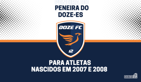 Doze-ES realizará peneira para categoria sub-17