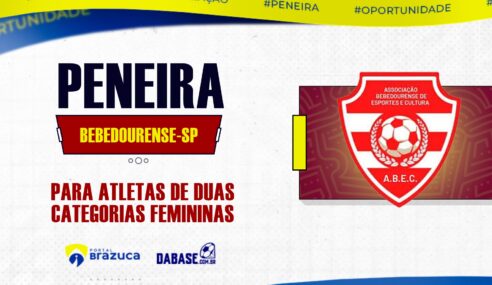 O Bebedourense-SP realizará peneiras para duas categorias femininas