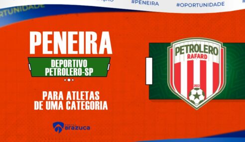 O Deportivo Petrolero-SP realizará peneira para uma categoria