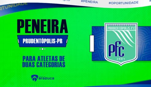 O Prudentópolis – PR realizará peneira para duas categorias