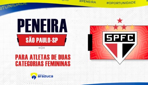 O São Paulo-SP realizará peneira feminina para duas categorias
