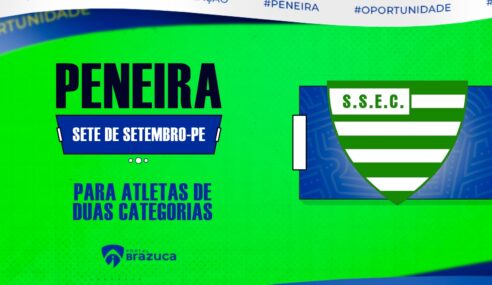 O Sete de Setembro-PE realizará peneira para duas categorias