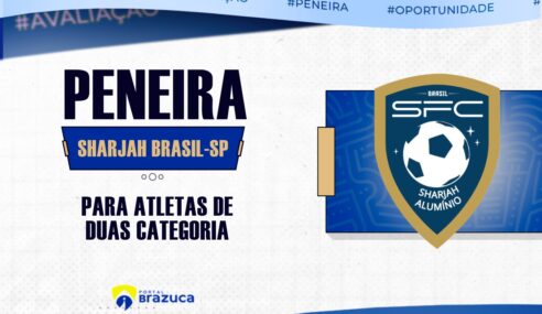 O Sharjah Brasil-SP realizará peneira para duas categorias de futsal