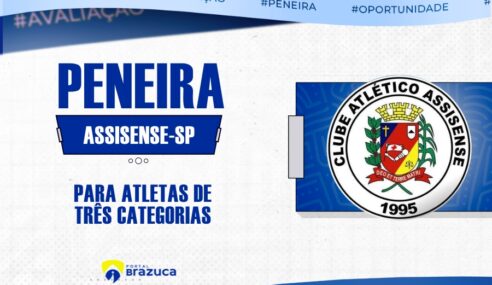 O Assisense – SP realizará peneira para três categorias