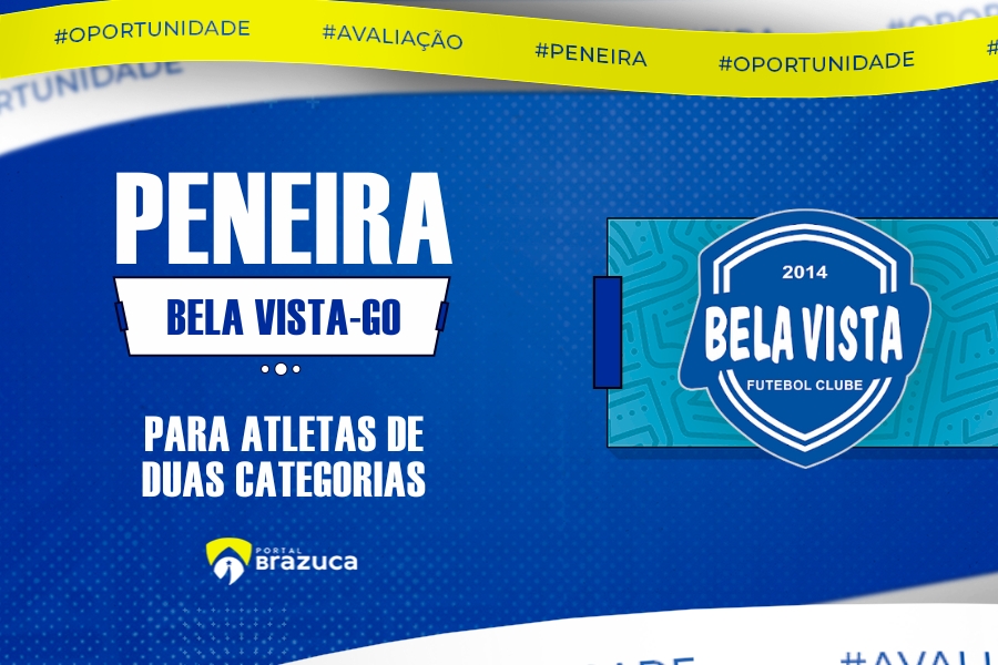 O Bela Vista – GO realizará peneira para duas categorias