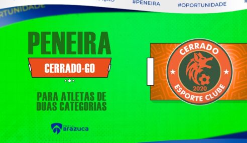 O Cerrado-GO realizará peneira para duas categorias